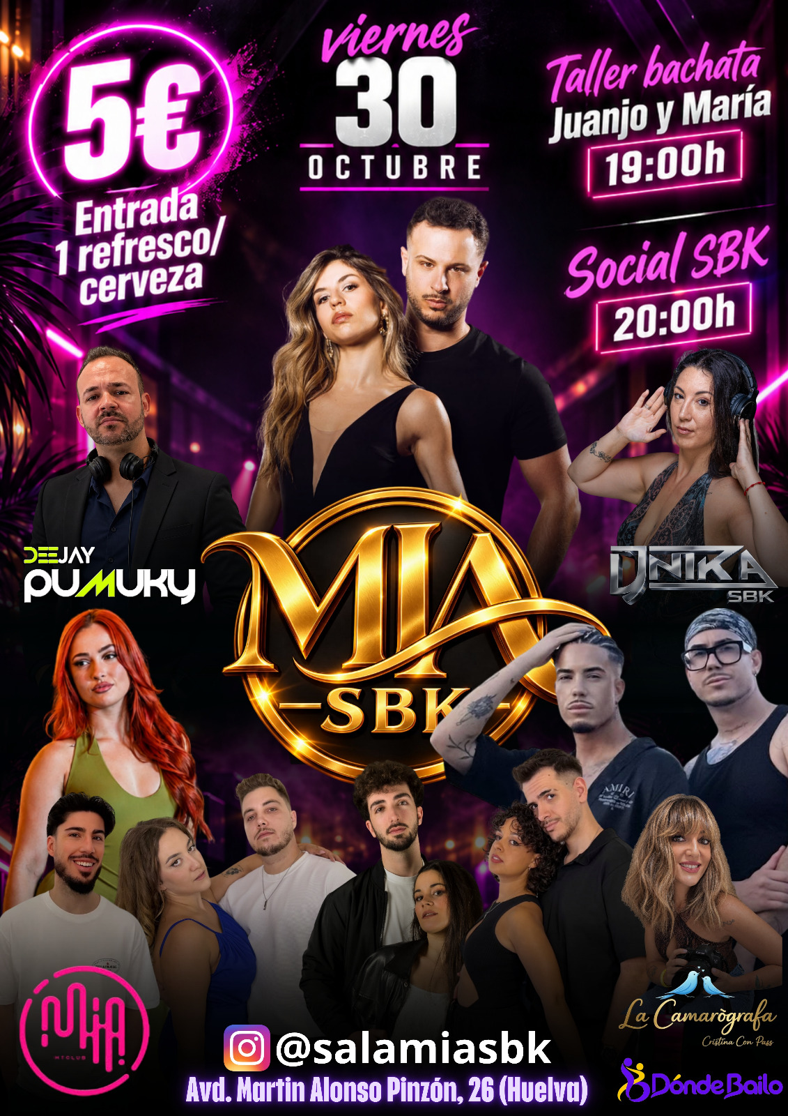 Cartel de Sala Mia SBK