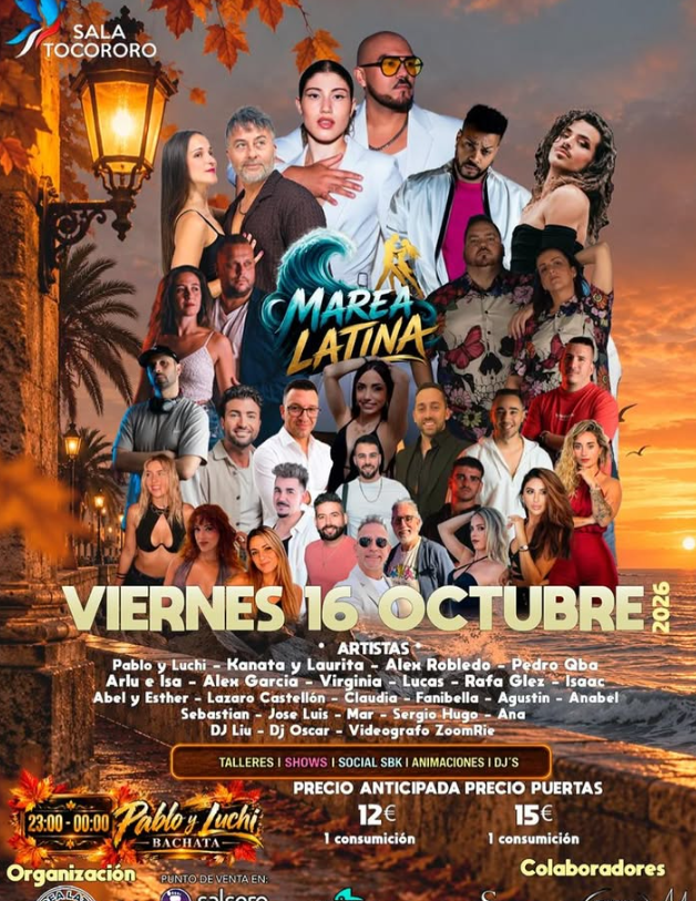Cartel de MAREA LATINA